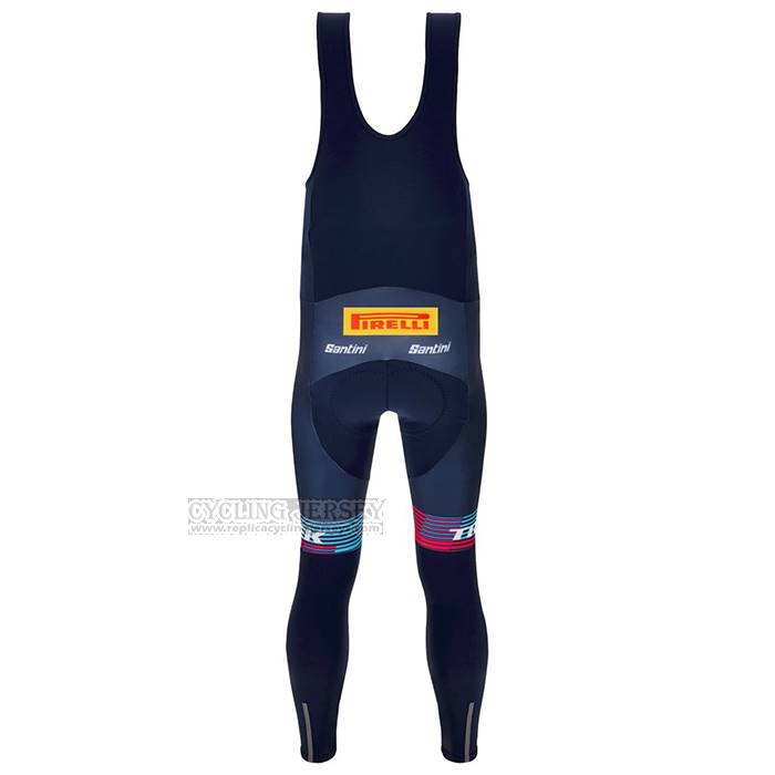 2023 Cycling Jersey Trek Factory Blue Long Sleeve And Bib Short